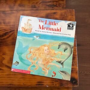 Vintage 1993 Scholastic The Little Mermaid Paperback Book
